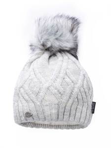 Ženska zimska kapa siva