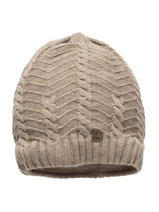 Ženska zimska kapa bež