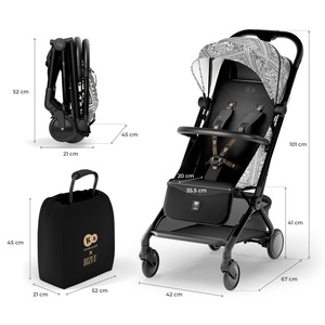 KINDERKRAFT KOLICA PILOT 2 BIZUU LUNAR BLACK KSPIL002BLKBI00