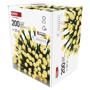 EMOS lanac - TREŠNJE 200 LED 20m