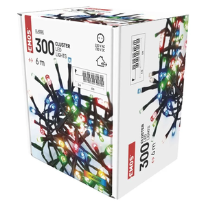 EMOS lanac CLASSIC 300 LED - JEŽ 6m