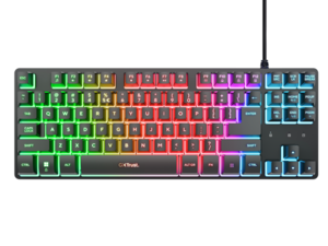 Tastatura TRUST GXT833 THADO žicn, RGB, TKL, gaming, crna