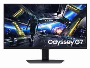 Monitor SAMSUNG 27 Odyssey G7 LS27DG702EUXDU, IPS, UHD, 144Hz, 1ms MPRT, HDMI, DP, USB, Freesync, Pivot, gaming