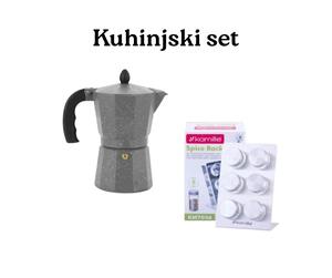 Elekom EK3010-3MG - Dzezva za espresso & Kamille 7036 - Stalak za zacine 6 kom