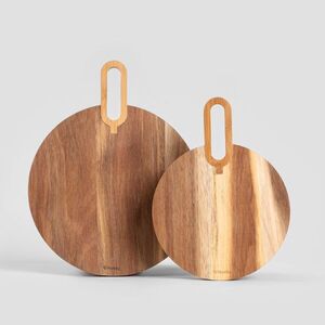 Dekordom Daska za sečenje set 2pcs mooka - round - hml 044354