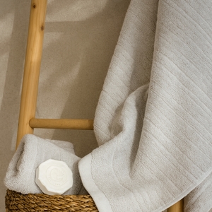 Dekordom Peškir natur 30x50 - light grey 025427