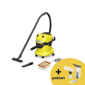 Karcher Usisivač za suvo i mokro usisavanje WD 4 V-20/5/22 + poklon Usisivač za prozore KWI 1 Plus