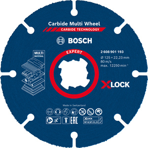BOSCH Rezne ploče EXPERT Carbide Multi Wheel X-LOCK 2608901193