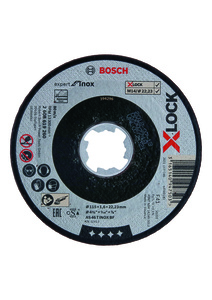 BOSCH Rezne ploče Expert for Inox X-LOCK s ravnim središtem 2608619260