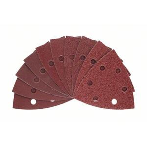 BOSCH 10 delni set brusnih listova, drvo i metal, G60/80/120/180/240, 93 mm 2609256957