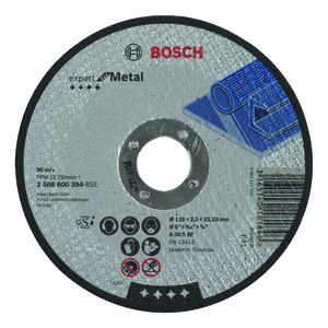 BOSCH Rezne ploče Expert for Metal s ravnom sredinom prečnika 22,23 mm, za male ugaone brusilice 2608600394