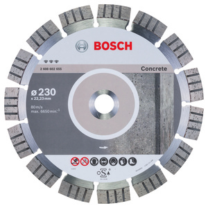 BOSCH dijamantske rezne ploče Best for Concrete za velike ugaone brusilice 2608602655