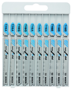 BOSCH Set od 10 listova ubodne testere Basic for Metal s T-prihvatom, za metal 2607010631