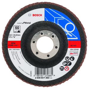 BOSCH lamelni brusni diskovi X551 Expert for Metal, ravna verzija 2608607350