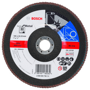BOSCH lamelni brusni diskovi X571 Best for Metal, ravna verzija za velike ugaone brusilice 2608606738
