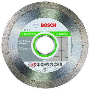 BOSCH dijamantske rezne ploče za keramiku Standard for Ceramic za male ugaone brusilice 2608602535