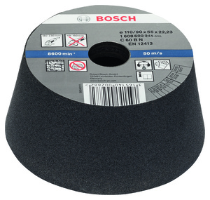 BOSCH Lončasti brusevi konusni, kamen 1608600241