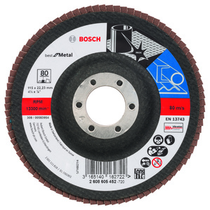 BOSCH lamelni brusni diskovi X571 Best for Metal, ravna verzija za male ugaone brusilice 2608605452