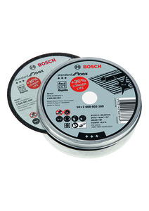 BOSCH Rezne ploče Standard for Inox Rapido s ravnim središtem 2608603254