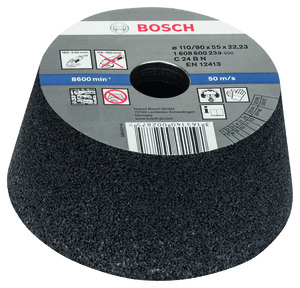 BOSCH Lončasti brusevi konusni, kamen 1608600239