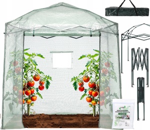 CHOMIK Baštenski sklopivi plastenik 2x1,37x2,34 m, zeleni, sa torbom TUN3958