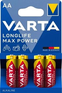 Varta Longlife max power LR6, alkalna baterija 4/1