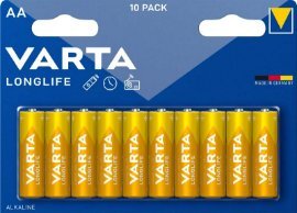Varta Longlife LR6, alkalna baterija 10/1