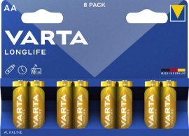 Varta Longlife LR6, alkalna baterija 8/1