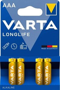 Varta LonglifeLR03, alkalna baterija 4/1