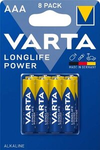 Varta Longlife power LR03, alkalna baterija 8/1