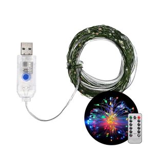 Novogodišnji ukras LED 300 lampica u boji (20m) sa daljinskim upravljacem USB napajanje JWD