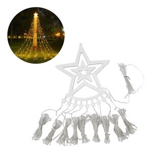 Novogodišnji ukras LED lampice sa zvezdom toplo zute JWD