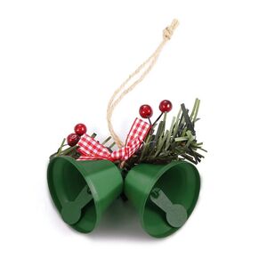 Novogodišnji ukras za jelku zvoncici EL zeleni