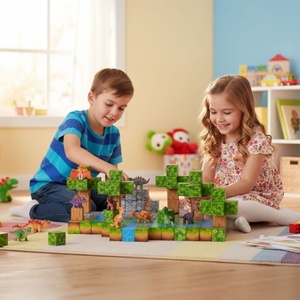 ECO TOYS Set magnetnih kocki za decu – 142 dela, kocke i dinosaurisi HC713651
