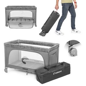 Kidnort Grotta prenosivi krevetac light grey mélange KNLOZ000001