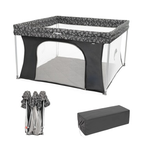 Kidnort Snoen ogradica za bebe black KID000082