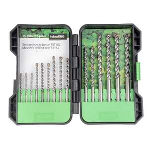 Iskra burgije za beton 15 kom. Fst152