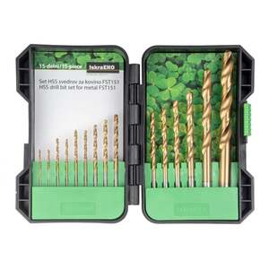 Iskra burgije za metal 15 kom. Fst151