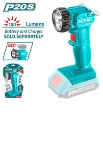 TOTAL Litijum-jonska LED lampa, solo TWLI2023