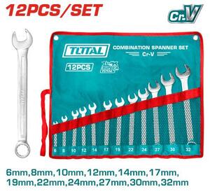 TOTAL 12kom viljuškasto-okastih ključeva THT1022122