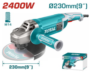 TOTAL Ugaona brusilica 2400W/230 TG1252306