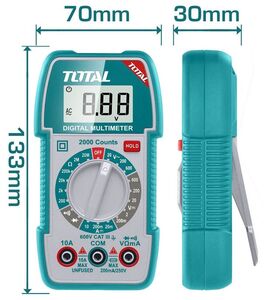 TOTAL Digitalni multimetar - 2000 tačaka TMT5360011