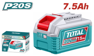 TOTAL Li-ion baterija 7.5Ah TFBLI2075