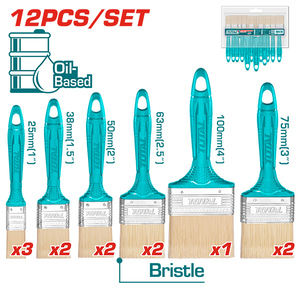 TOTAL 12-delni set četki THT84501201