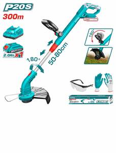 TOTAL Li-ion trimer za travu TGTLI20301