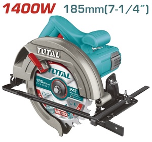 TOTAL Ručni cirkular ,Kružna testera 1400 W,Super select TS11418526