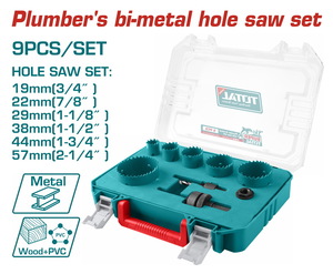 TOTAL Set Bi-metalnih kruna za pravljenje rupa 9/1 set TACSH0091