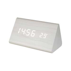 Drveni led budilnik sa termometrom Oc07