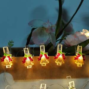 Led svetleći niz štipaljke "zvončići" 0.9m Ml-c3014