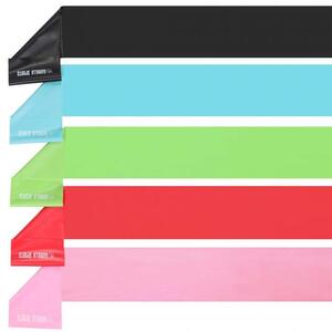 Gorilla sports Elastične trake za vežbanje od lateksa 120 cm crvene